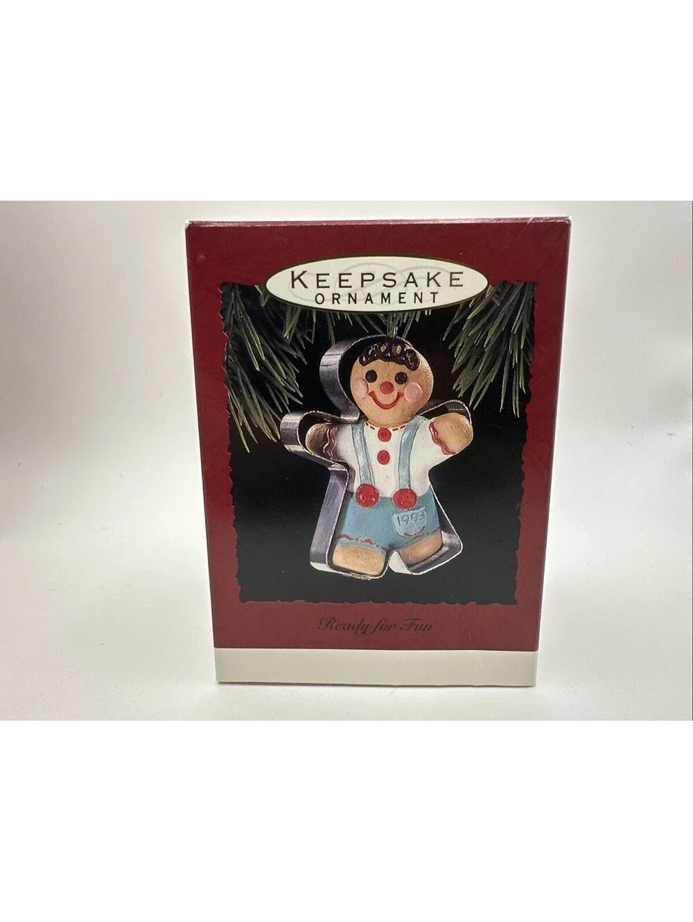 Hallmark Keepsake Gingerbread Person Christmas Ornament Holiday 1993